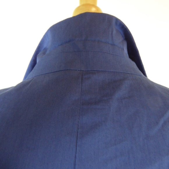 Umit Benan blue Silk cotton blazer jacket Italy i48 38r - Picture 6 of 8
